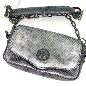 Tory Burch silver Crossbody handbag